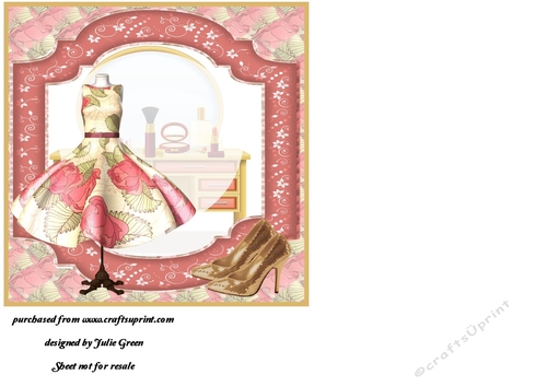 The beauty of fashion blank insert