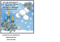 Christmas wishes insert