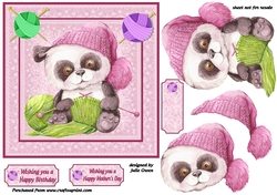 Knitting Panda