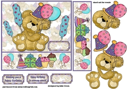 Teddy bears party two 7x7