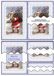 Santa on Lace