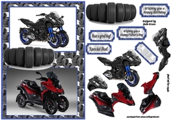 Four wheel motorbikes