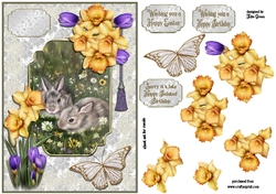 Rabbits and Daffodills