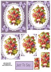 Fuschias and Lace