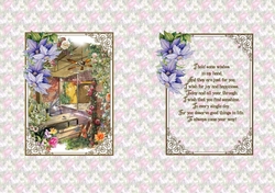Afternoon tea birthday insert A5