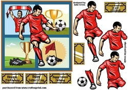 Football mad red