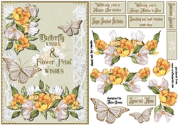 Butterflies and petals A5