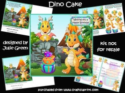 Dino cake
