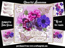 Colourful Anemones