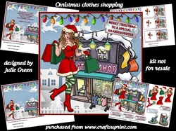 Christmas clothes shopping