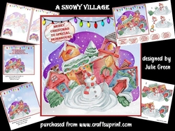 A snowy Village