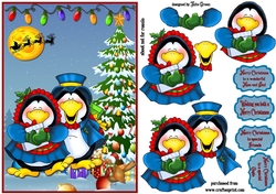 Penguins christmas wishes A5
