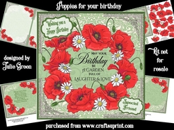 Poppies for your birthday