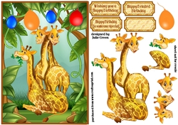 Happy Giraffes