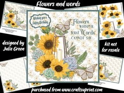 Flowers and words