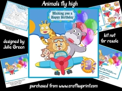 Animals fly high