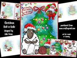 Christmas knit-a-holic A5