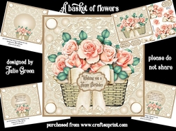 A basket of flowers