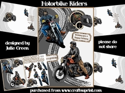 Motorbike Riders A5