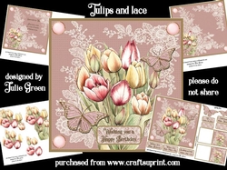 Tulips and lace