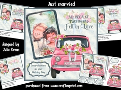 Just married pink