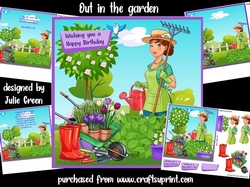 Out in the garden