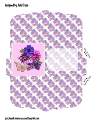 Colourful anemone money wallet