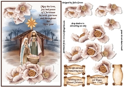 Love joy and peace of Christmas A5