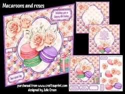 Macaroons and roses