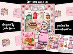 Best cake baker 5x7