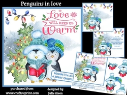 Penguins in love 7x7
