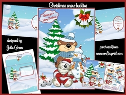 Christmas snow buddies A5