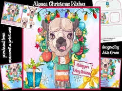 Alpaca Christmas wishes