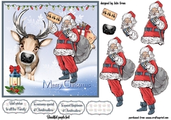 Christmas with Santa and Rudolph