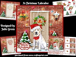 A Christmas Labrador