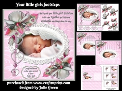 Your little girls footsteps