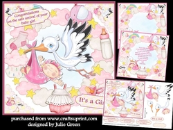 Stork brings a girl