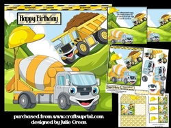 Construction trucks