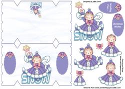 Snowgirl Xmas Cracker