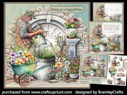 A blooming garden