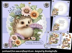 Floral Hedgehog