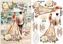 Watercolor Beach Wedding