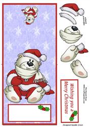 Cute Xmas Polar Bear