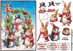 Snowman and Friends A5