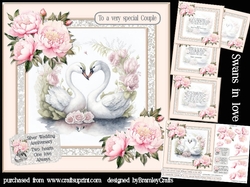 Swans in love