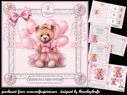 Pretty little birthday Bear