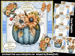 Floral Pumpkin