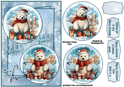 Polar Bear Christmas A5