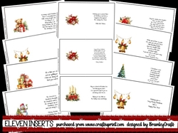 Christmas Inserts A5