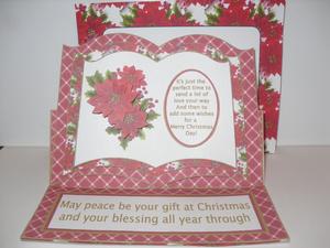 Poinsettia Easel Kit